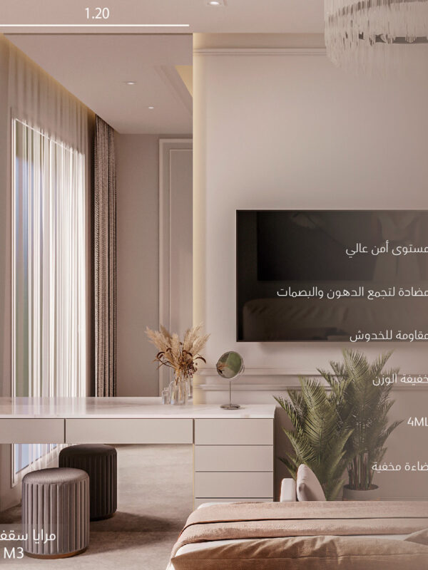 مرايا سقف مستطيلة MQ-M3 (مرايا الغرف والتسريحات)